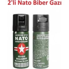 Hatiç Store Biber Gazı (Nato) Büyük Boy 2 Adet Taşınabilir Çanta İçin Etkili Savunma Aracı