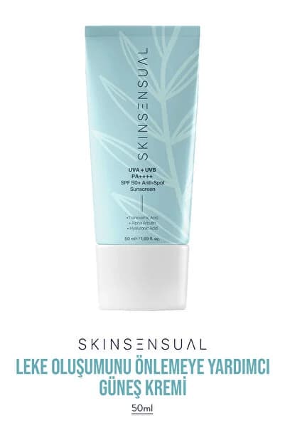 Skin Sensual Leke Oluşumunu Önlemeye Yardımcı, Nemlendirme Etkili Güneş Kremi 50 Spf Uva/uvb Pa++++