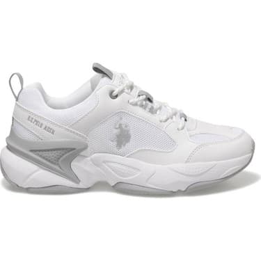 U.S. Polo Assn. Maybe Beyaz Kadın Sneaker Spor Ayakkabı