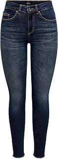 ONLY Onlblush Mid Sk Ankle Rw Dnm Dot245 Noos Kot Pantolon Kadın