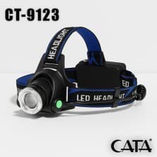 Cata Poyraz Kafa Feneri Şarjlı Lamba CT-9123 300 Lümen Su Geçirmez LED Özellikli