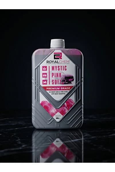 1000 ML Mystıc Pınk Soft Pembe 1/30 Konsantre Pembe Köpük Oto Şampuanı