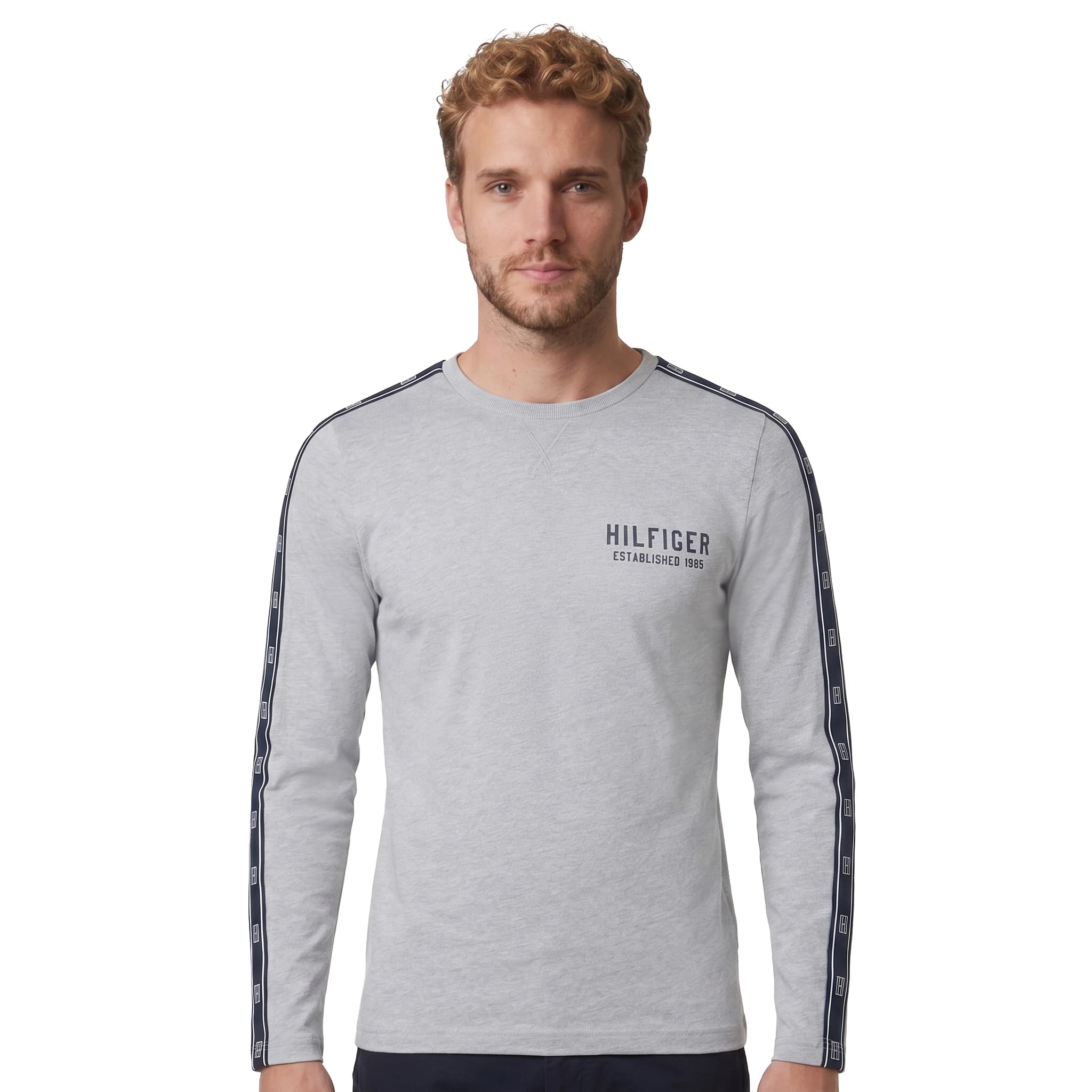 Tommy Hilfiger 09T4087-004 Erkek Sweatshirt Gri
