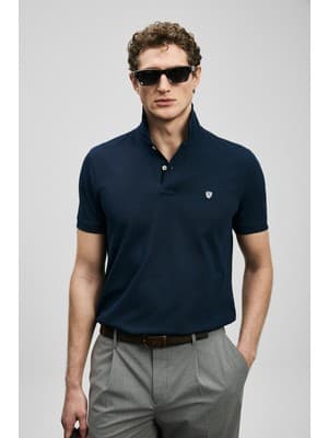 Lufian Laon Smart Erkek Polo Tişört Lacivert