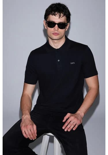 U.S. Polo Assn. U.s. Polo Assn. Erkek Siyah Tişört Basic 50326963-vr046
