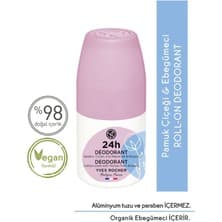 Yves Rocher Ter Kokusu Önleyici 24 Saat Etkili Kadın Roll-On Deodorant- Pamuk Çiçeği&Ebegümeci-56315