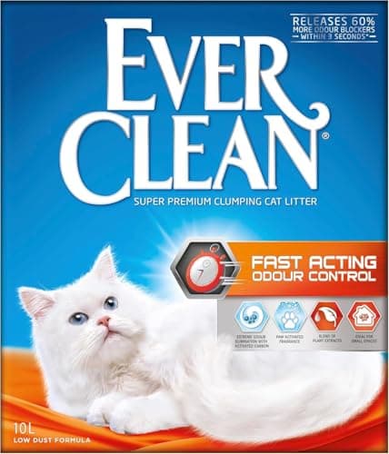Ever Clean Fast Acting Odour Control Kedi Kumu Koku Önleyici Topaklanan Küçük Alanlar İçin 10 Litre