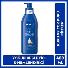 Nivea Vücut Sütü 400 ml Yoğun Besleyici Nemlendirici Kuru ve Çok Kuru Ciltler İçin