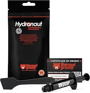 Thermal Grizzly - Hydronaut - Termal İletken Macun Yüksek Performanslı Gres Tüm Soğutucular İçin Kapsamlı Soğutma Sistemleri ve su Soğutması CPU ve GPU (1 Gram)