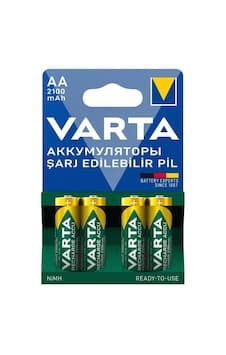 Varta 56706 2100 mAh AA Ni-MH Şarj Edilebilir Kalem Pil 4'lü