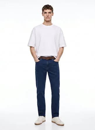 Mustang Mavi Erkek Pamuklu Denim Pantolon WASHINGTON-1424