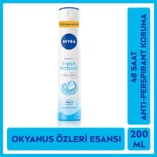 Nivea Kadın Sprey Deodorant Fresh Natural Ter ve Ter Kokusuna Karşı 48 Saat Deodorant Koruması 200 ml