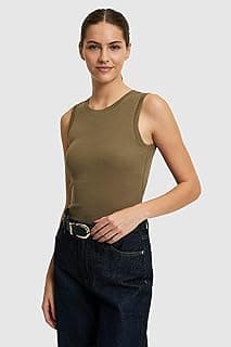 U.S. POLO ASSN. Kadın Haki Tişört Basic 50323534-VR027