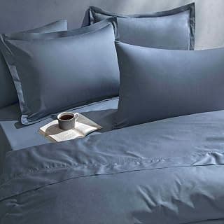 Linens Mix&Match Pamuk Saten Çift Kişilik Lastikli Çarşaf indigo