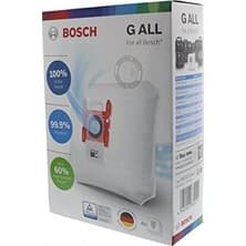 Bosch Elektrikli Süpürge G Tipi Toz Torbası 4 Adet HEPA Filtre Özelliği ile Yüksek Emiş Gücü
