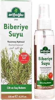 Arifoğlu Biberiye Suyu 125ml%100 Saf - Saç Güçlendirici ve Saç Çıkarıcı Sprey, Doğal Bakım Suyu | Arifoglu Rosemary Water 125ml - Hair Strengthening and Growth Spray, Natural Care Essence