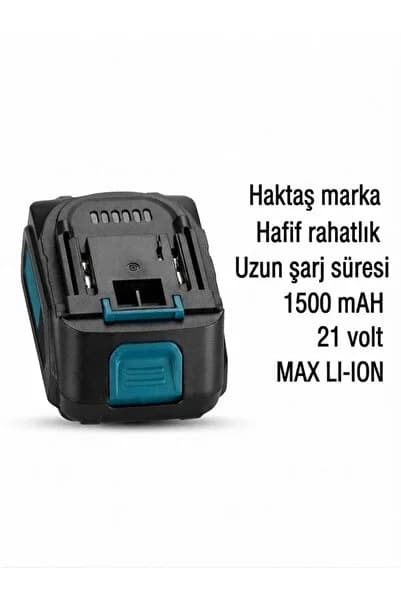 haktaş 21V 1.5 Ah Li-ion Şarjlı Dal Budama ve Matkap Bataryası - Yedek Akü