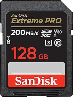 SanDisk Extreme PRO SDXC UHS-I Hafıza Kartı, 128 GB, 200 MB/sn Aktarım Hızı, U3: UHS Speed Sınıf, V30: Speed Sınıf, 4K UHD Videolar, QuickFlow Teknolojisi, Isıya Dayanıklı