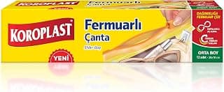 Orta Boy Fermuarlı Saklama Torbası 12'li Set, Kilitli Saklama Torbası 20x18 cm, BPA İçermez, Fermuarlı Saklama Poşeti, Kilitli Seyahat Maktaj Çantası, Kalemlik Eşya Düzenleyicisi Organizer