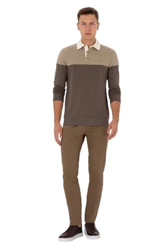 U.S. Polo Assn. Erkek Haki Pantolon (Kanvas-Chino) 50316835-VR027