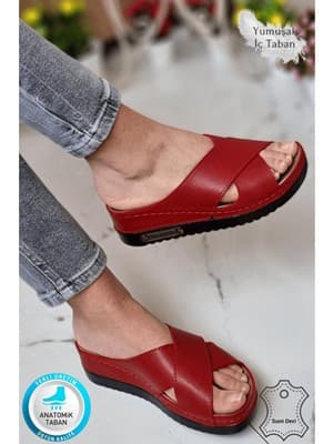 Neon Shoes Lina Kadın Anatomik Ortopedik Konfor Modeli Terlik Hafif Şık Topuklu Günlük Dışarı Ev İçi Terliği