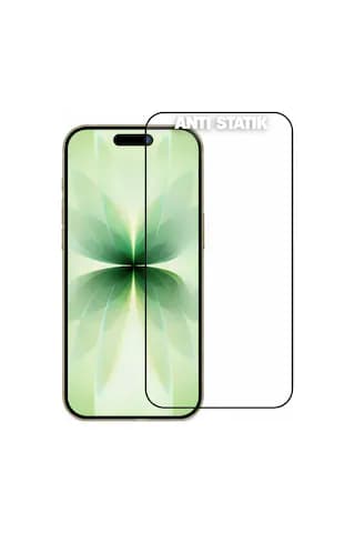 Apple iPhone 17 Uyumlu Anti Statik Ekran Koruyucu Toz Tutmayan Kırılmaz Cam