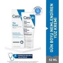 Cerave Nemlendirici Yüz Kremi Kuru Cilter için Hyalüronik Asit İçerikli 52 ml