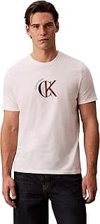 Calvin Klein SS 30S WHSL CKJ 2TONE CK GRAPHIC T-shirt Erkek
