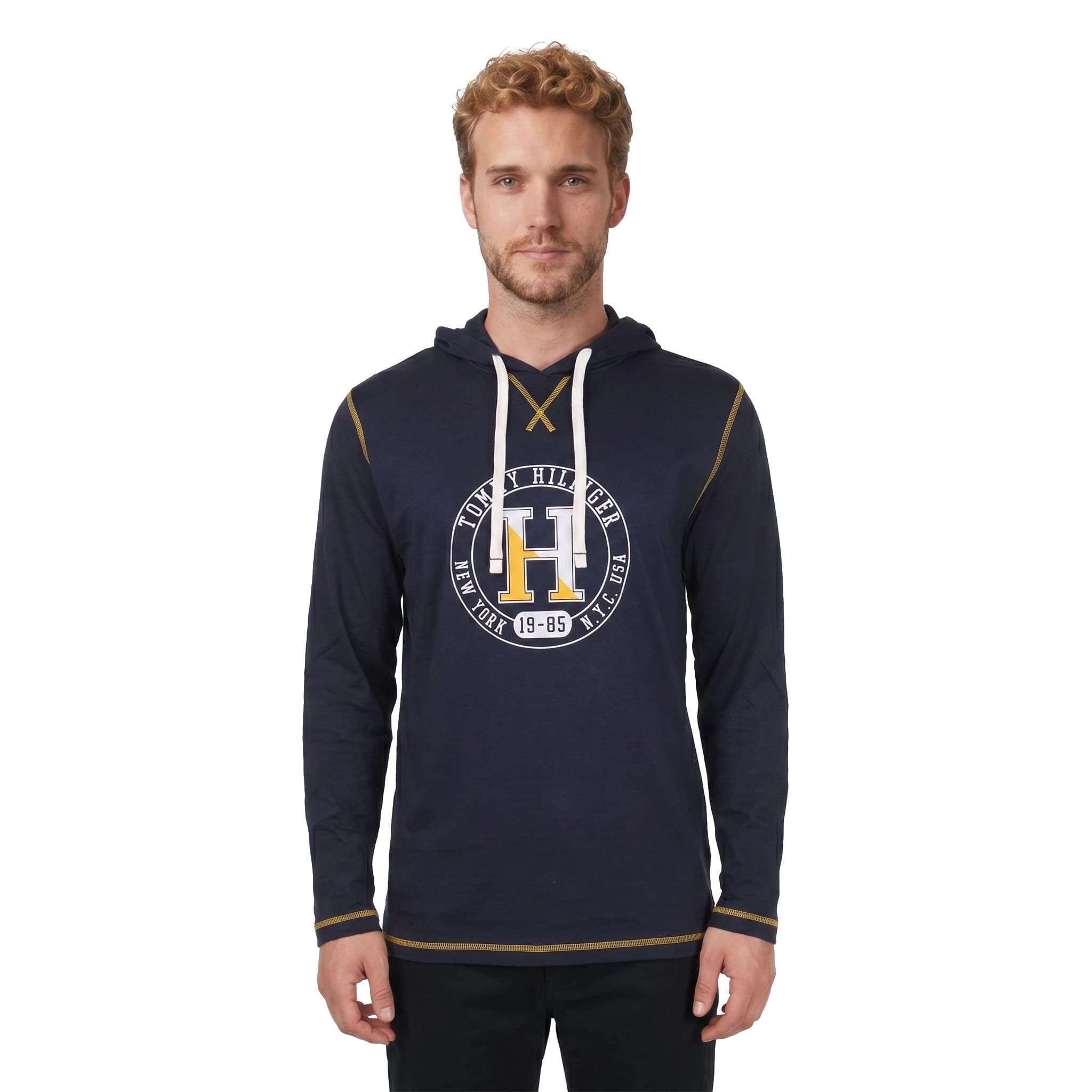 Tommy Hilfiger 09T4197-410 Erkek Sweatshirt Lacivert