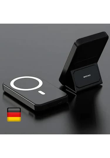 Woyax By Deji 10000 Mah 20 W Standlı Hızlı Taşınabilir Magsafe Powerbank Siyah