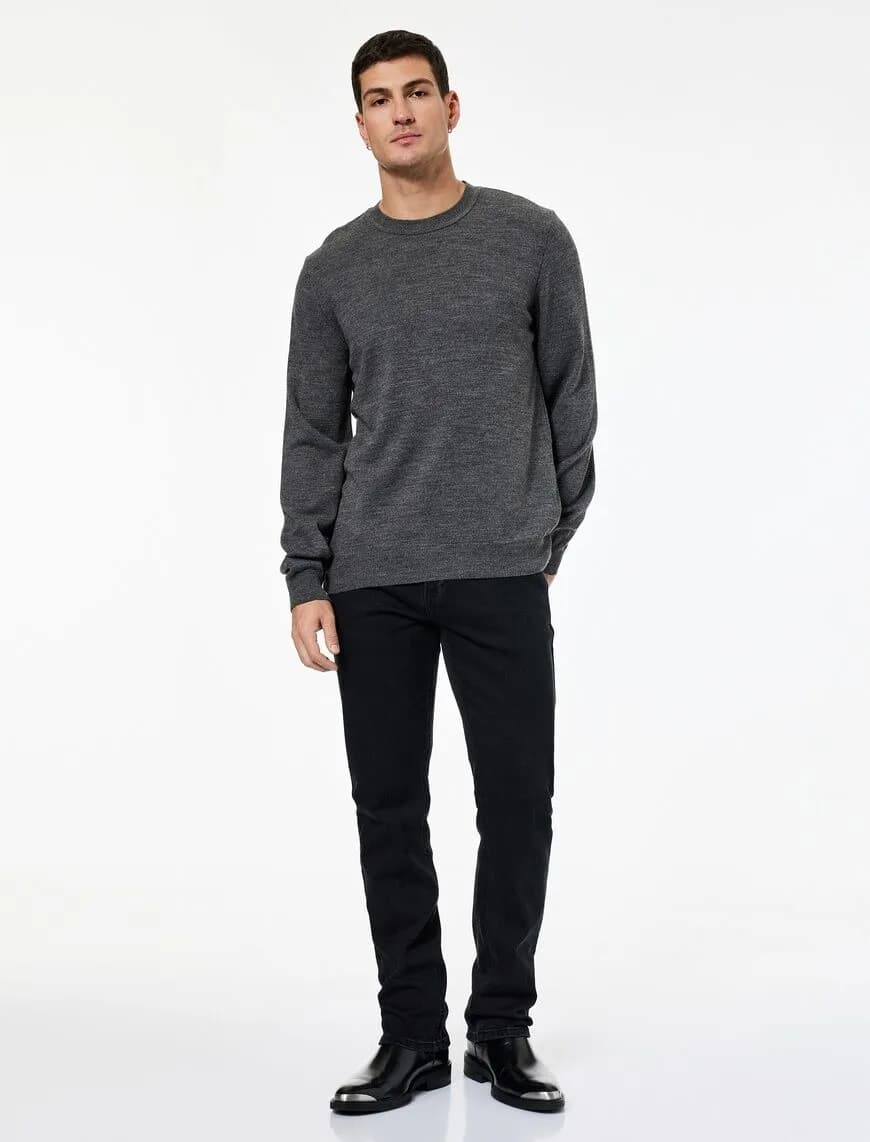 Normal Bel Pamuklu Straight Fit Jean Pantolon - Mark Jean