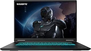 GIGABYTE GAMING A16 Gaming Notebook, 16 inç 165Hz Full HD 16:10 IPS Ekran, AMD Ryzen 7 260, NVIDIA GeForce RTX 5070 8GB GDDR7, 16GB DDR5 RAM, 1TB SSD, Free DOS