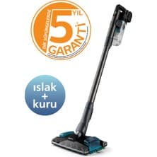 Philips 8000 Serisi Aqua Plus Kablosuz Dik Süpürge, 25,2 V, 80 dk'ya kadar Çalışma Süresi, PrecisionPower Başlık, Aqua Plus Başlık, XC8053/01