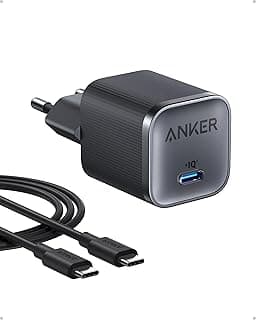 Anker Nano 45W USB-C Şarj Cihazı, Kompakt Güç Kaynağı, Hızlı Şarj, 1.8 m Kablo Dahil, Siyah - A2692