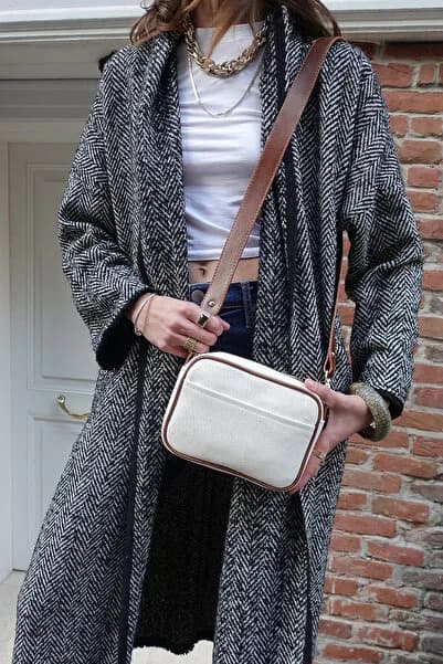 Kadın Soft Krem Kanvas Bag 219
