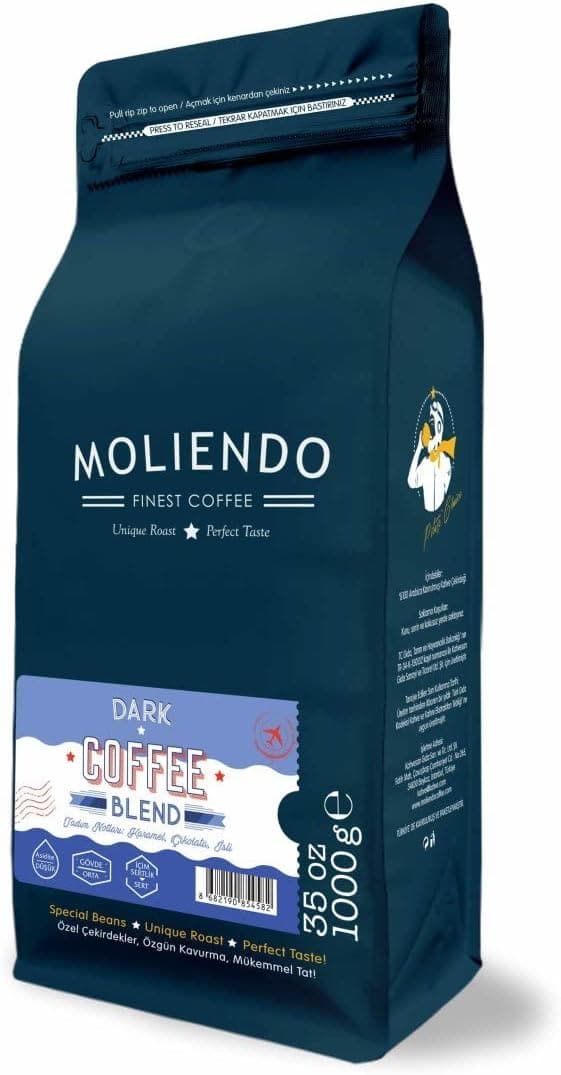 Moliendo Finest Coffee Dark Blend (Çekirdek) 1000 g