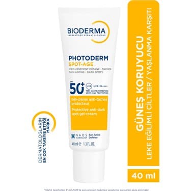 Photoderm Spot Age SPF50+ Leke, Yaşlanma ve Kırışıklık Karşıtı Yüksek Korumalı Güneş Kremi 40 ml
