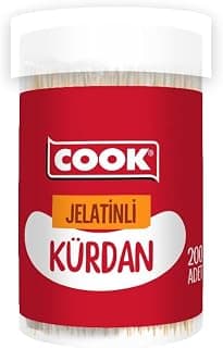 Cook Bambu Kürdan, Jelatinli, 200 Adet