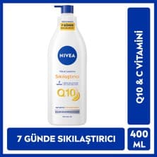 NIVEA Q10 Sıkılaştırıcı Vücut Losyonu Pump 400 ml ;10 Günde Sıkılaşmış ve Esnek Cilt; Avantajlı Boy