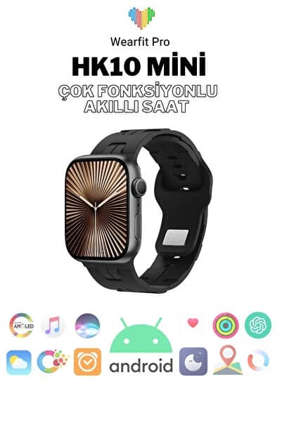 Wearfit Pro HK10 Mini Amoled Ekran Yeni Nesil Yapay Zeka ve Tüm Özelliklere Sahip Akıllı Saat
