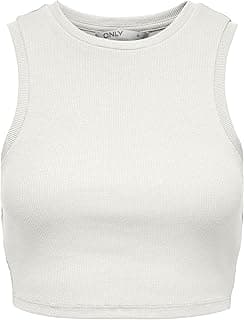 ONLY ONLVILMA S/L CROPPED TANK TOP JRS NOOS Tişört Kadın