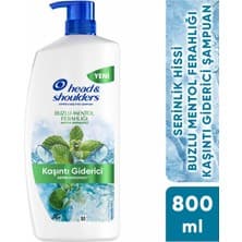 Head&Shoulders Head & Shoulders Buzlu Mentol Ferahlığı Kaşıntı Giderici Serinlik Hissi Kepeğe Karşı Etkili Şampuan 800ml