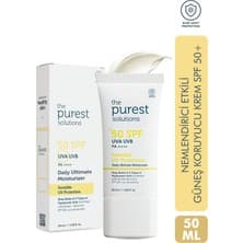The Purest Solutions, Yüksek Koruma ve Nemlendirici Etkili Güneş Koruyucu Krem SPF 50, 50 ml