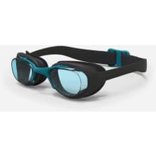 Decathlon Nabaiji Şeffaf Camlı Yüzücü Gözlüğü - L Boy - Siyah - 100 Xbase