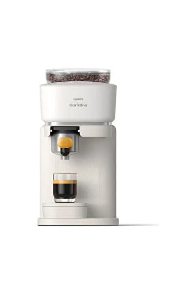 Philips Baristina Espresso Makinesi, 16 Bar, Manuel Süt Köpürtücü, Barista Kalitesinde Espresso, BAR300/03