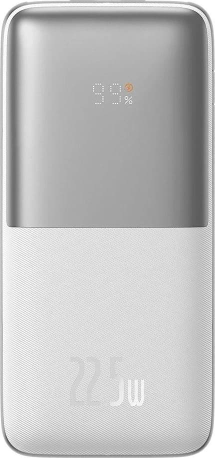 Baseus Bipow Pro Overseas Dijital Ekranlı 20w 10.000 Mah Powerbank Beyaz
