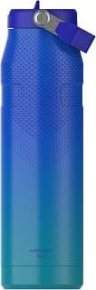 STANLEY IceFlow™ Aerolight™ Flip Straw 2.0 Pipetli Termos Su Şişesi 1.06 Litre - Pacific Hypergrip | Paslanmaz Çelik