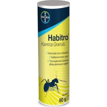 Bayer Habitro Karınca Granülü 80 gr Şeker Bazlı Yem Formülü Karıncalara Karşı Etkili