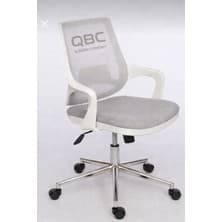 Qbc Ofis Büro Conc. Porto Krom Metal Ayaklı Çalışma Sandalyesi Ofissekreter Oyuncu Genç Od Koltuğu