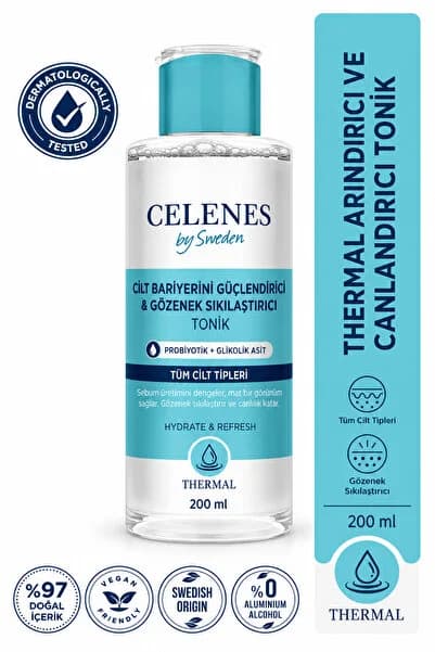 Celenes by Sweden Arındırıcı Ve Canlandırıcı Thermal Tonik 200 ml